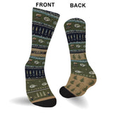 I'd Rather Fishing - Personalized Fishing Socks