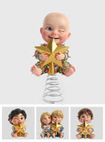 Naughty Kids - Personalized Kid LED Light Tree Topper