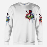 Behind Every Baseball Player Who Believes In Himself Is A Baseball Mom/ Dad Who Believed In Him First - Personalized Baseball All Over Shirt
