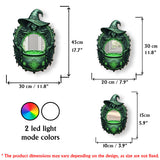Mystical Witch Soup - Personalized Witch Wall Mirror With LED Light