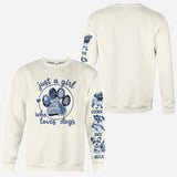 Just A Girl Who Loves Dog - Personalized Dog All Over Shirt