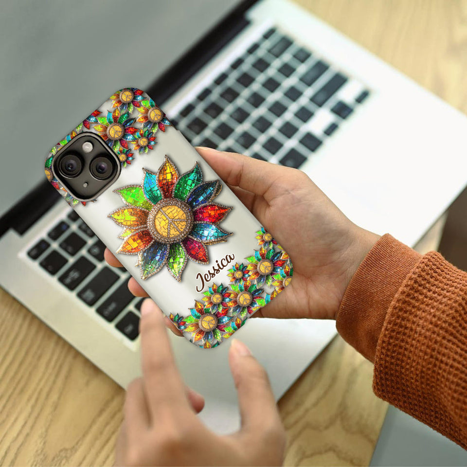 Hippie Soul - Personalized Hippie Full Print Phone Case