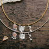 Graduation Walking Beside You Every Step - Personalized Graduation Metal Necklaces With Pendants