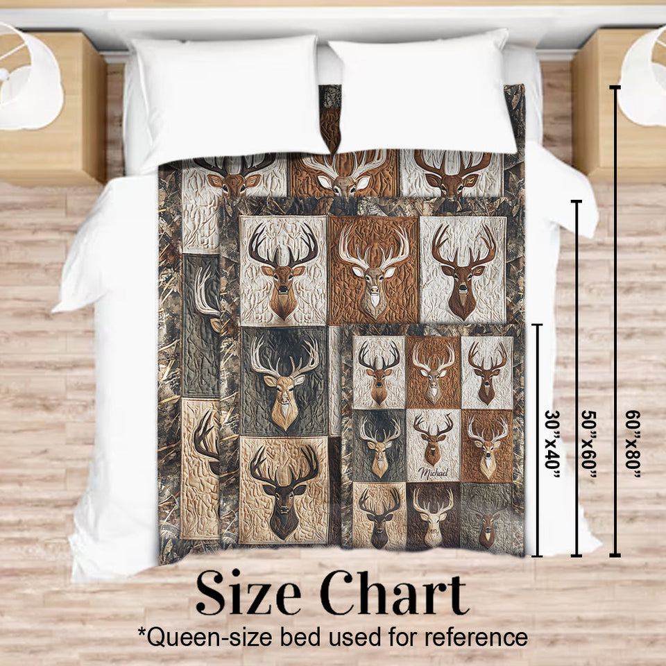 Love Hunting - Personalized Hunting Blanket