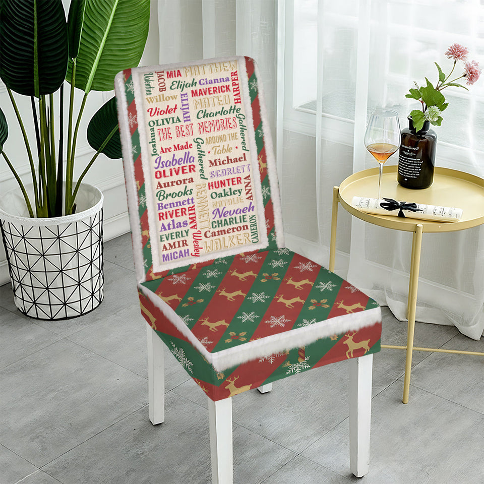 Happy Family - Personalized Family Chair Cover Set