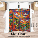 Hippie Flowers - Personalized Hippie Blanket