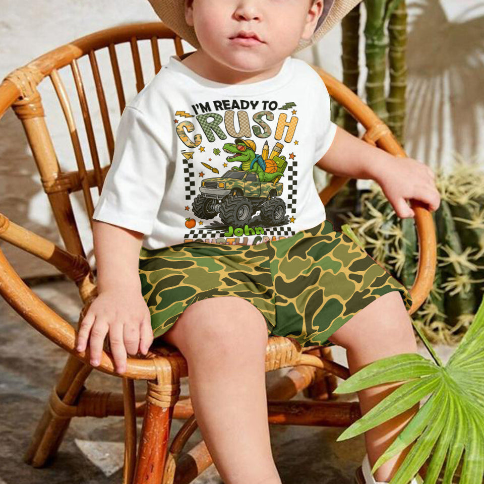 I'm Ready To Crush Kid Kid T-shirt & Shorts