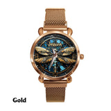 Beautiful Dragonfly - Personalized Dragonfly Women Hand Watch