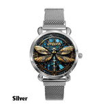 Beautiful Dragonfly - Personalized Dragonfly Women Hand Watch