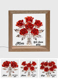 Mother's Day Gifts For Mom, Grandma - Personalized Mother Wooden Frame LED Light