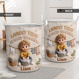 Laundry Today - Personalized Family Storage Basket
