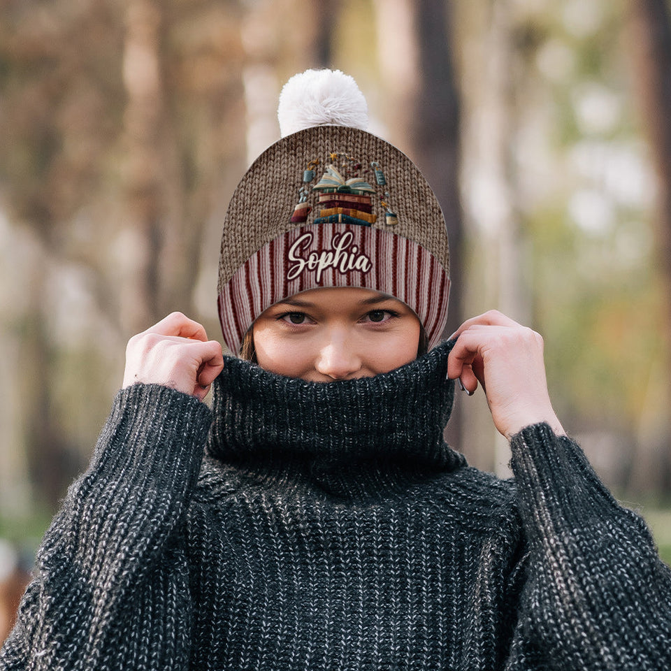 Reading Is My Love - Personalized Book Beanie Hat