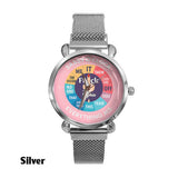 F*ck O'Clock Watch, Funny Gift For Her, Friends - Personalized Sarcasm Women Hand Watch