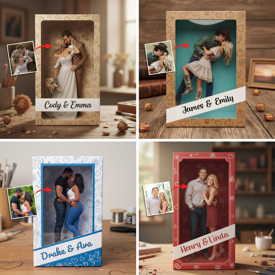 Custom Any Photo - Personalized Couple Custom Shaped Acrylic Plaque