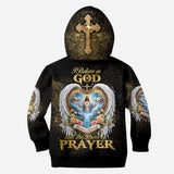 I Believe in God and The Power of Prayer - Personalized Christian Hoodie and Leggings