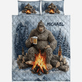 Bigfoot Lovers - Personalized Hiking Quilt Set