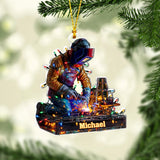 Proud Welder - Personalized Welder Ornament