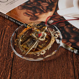 Strong Warrior - Personalized Christian Round Shaped Glass Ornament