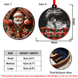 Expecting Baby Xmas - Pregnancy Announcement Gift - Personalized Pregnancy Flip Ornament