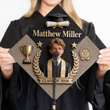 Class Of 2026 - Personalized Graduation Cap Topper