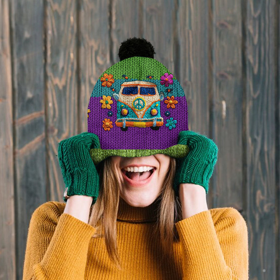 Hippie Souls - Personalized Hippie Beanie Hat