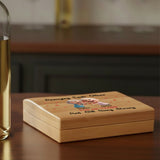 Annoying Each Other - Cartoonish Exaggerated Mascot - Personalized Wine Wine Opener Set