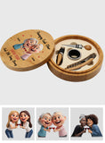 Annoying Each Other - Cartoonish Exaggerated Mascot - Personalized Wine Wine Opener Set