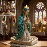Believe - Personalized Christian Custom Shape Wooden Candle Holder