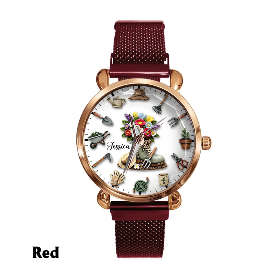 Gardening Time - Personalized Gardening Women Hand Watch