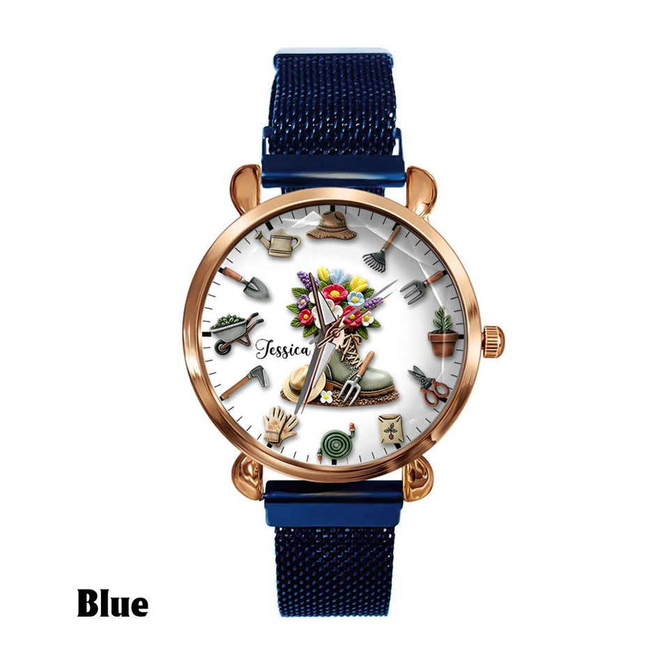 Gardening Time - Personalized Gardening Women Hand Watch