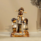 Best Dad Ever - Personalized Father Custom Shaped Acrylic Plaque
