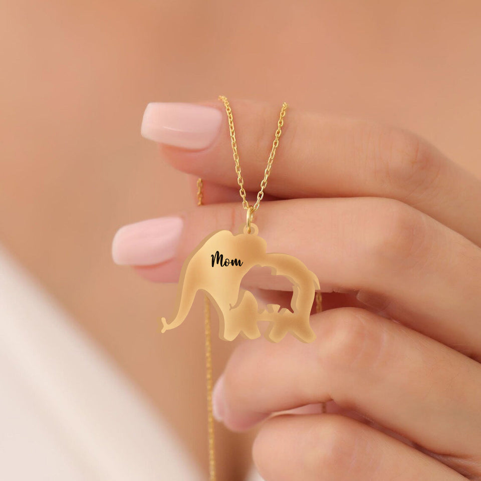 Happy Mother's Day - Personalized Mother Matching Pendant Necklace