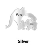 Happy Mother's Day - Personalized Mother Matching Pendant Necklace