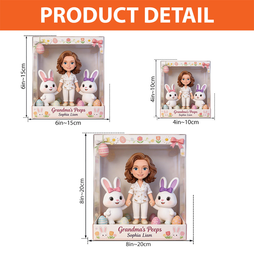 Custom Any Photo Best Easter Gift - Personalized Grandma Custom Shaped Acrylic Plaque