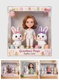 Custom Any Photo Best Easter Gift - Personalized Grandma Custom Shaped Acrylic Plaque