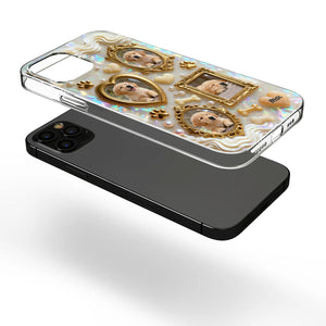 The Golden Gallery Case - Personalized Dog Clear Phone Case