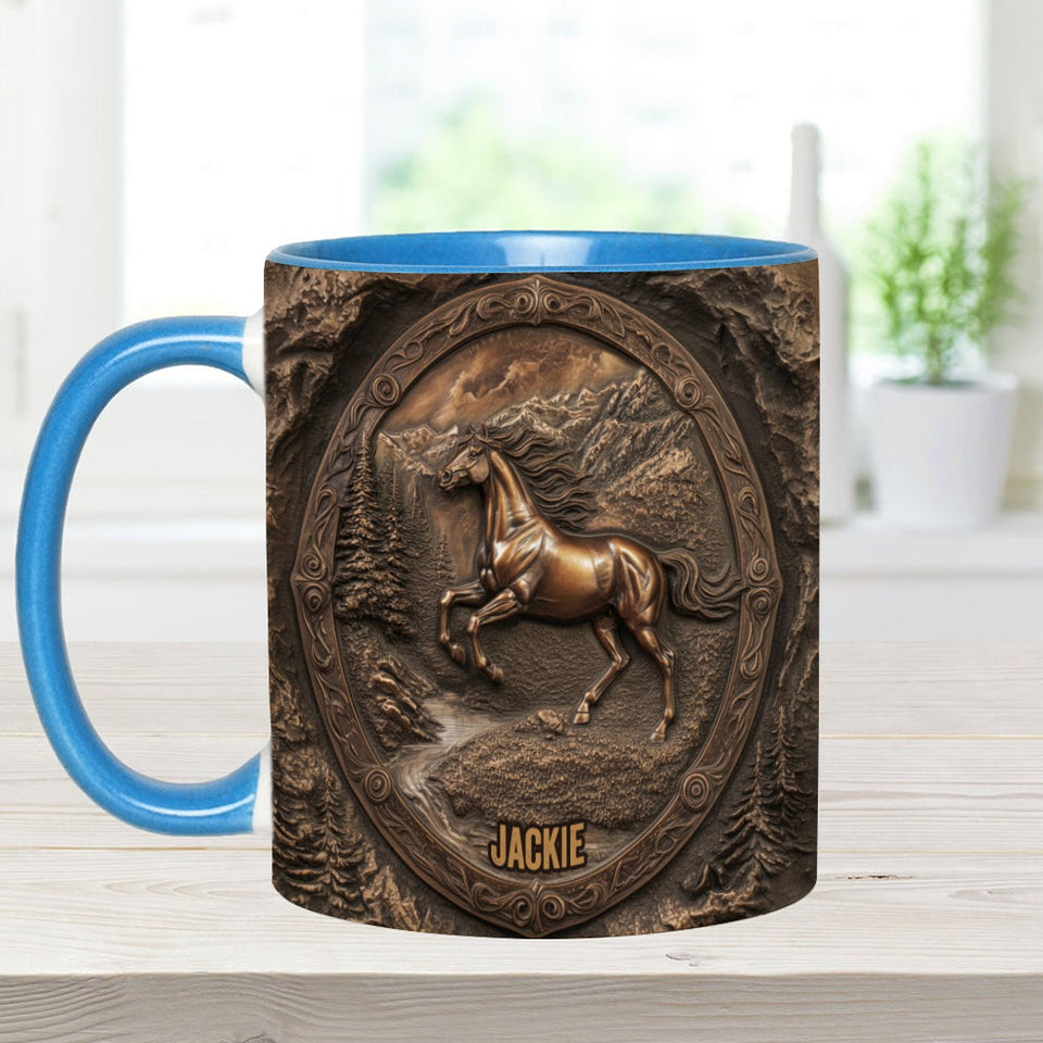 Wild Spirt - Personalized Horse Accent Mug
