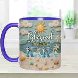 Blessed To Be Called - Personalized Grandma Accent Mug