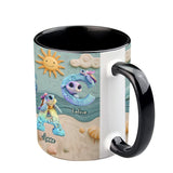 Blessed To Be Called - Personalized Grandma Accent Mug