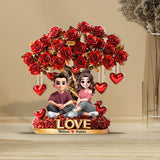 I Love You - Personalized Couple Custom Shaped Acrylic Plaque