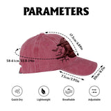 Beware Of The Witch - Personalized Witch Washed Denim Cap