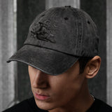 Beware Of The Witch - Personalized Witch Washed Denim Cap