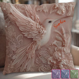 Beautiful Hummingbird - Personalized Hummingbird Throw Pillow