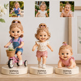 Watching You Grow Memory Set, Parents Gift - Personalized Kid Premium 3D Figurine