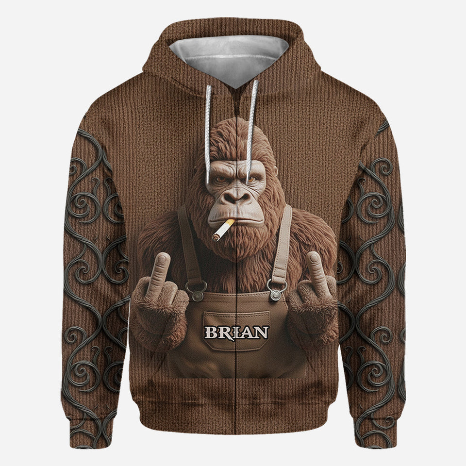 Funny Bigfoot - Personalized Bigfoot All Over Shirt