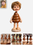 Grandpa Little Sh*t Funny Real 3D Custom - Personalized Grandpa Premium 3D Figurine
