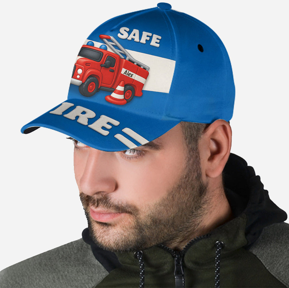 Fire Truck Cute Children's Gift - Personalized Kid Classic Cap
