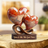 You Will Forever Be My Always - Personalized Couple Custom Shaped Acrylic Plaque