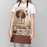 Best Barista - Personalized Coffee Apron With Pockets
