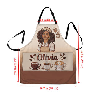 Best Barista - Personalized Coffee Apron With Pockets